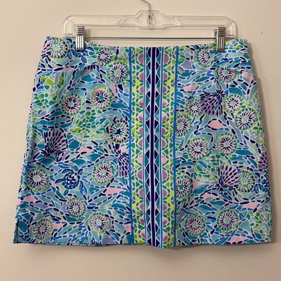 Lilly Pulitzer Marigold Skort in Open Water - Picture 7 of 12